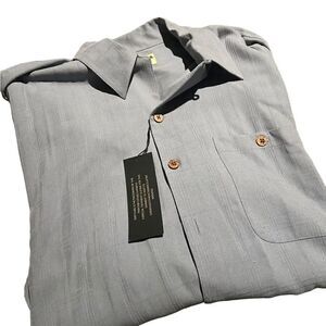 Paradise Coves new with tags silk shirt sleeved button up shirt great look